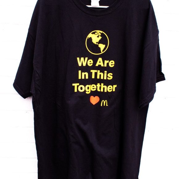 McDonald's Employee T Shirt 2XL KEEP CALM We Are In This Together - Picture 1 of 5